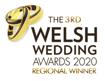 Regional winner in the 3rd Welsh Wedding Awards 2020