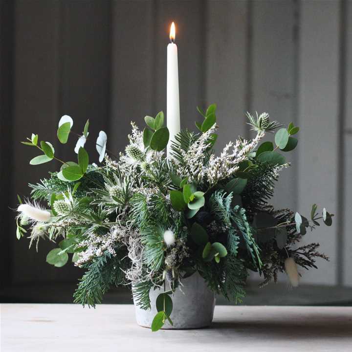 Cool candle arrangement