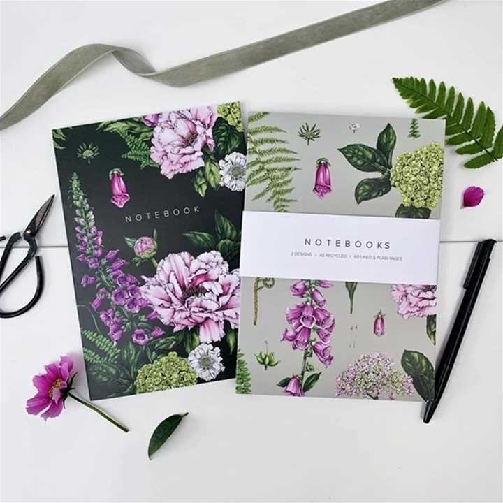 Catherine Lewis Designs ‘Summer Garden’ A5 Notebooks